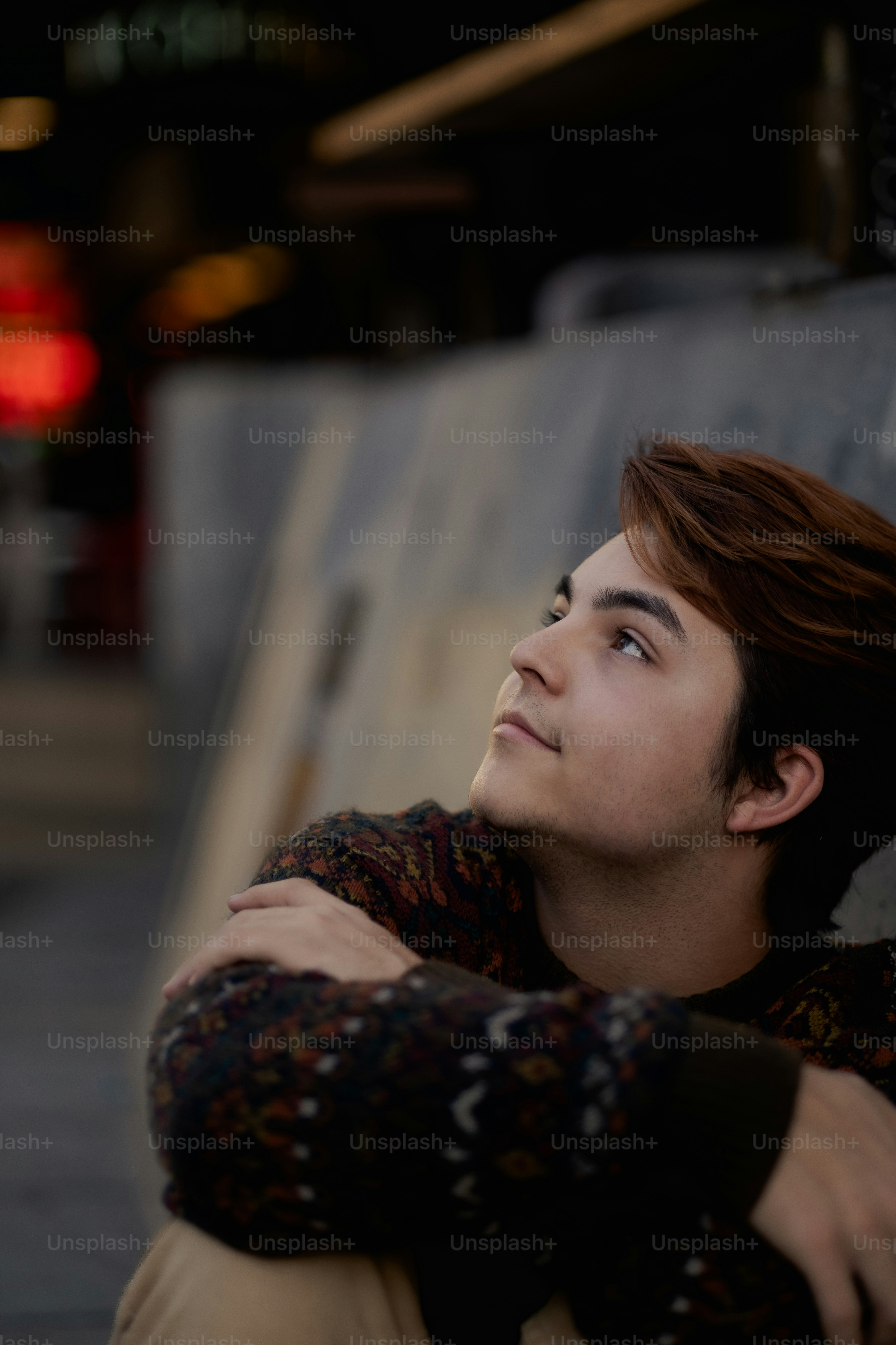 a person with the arms crossed