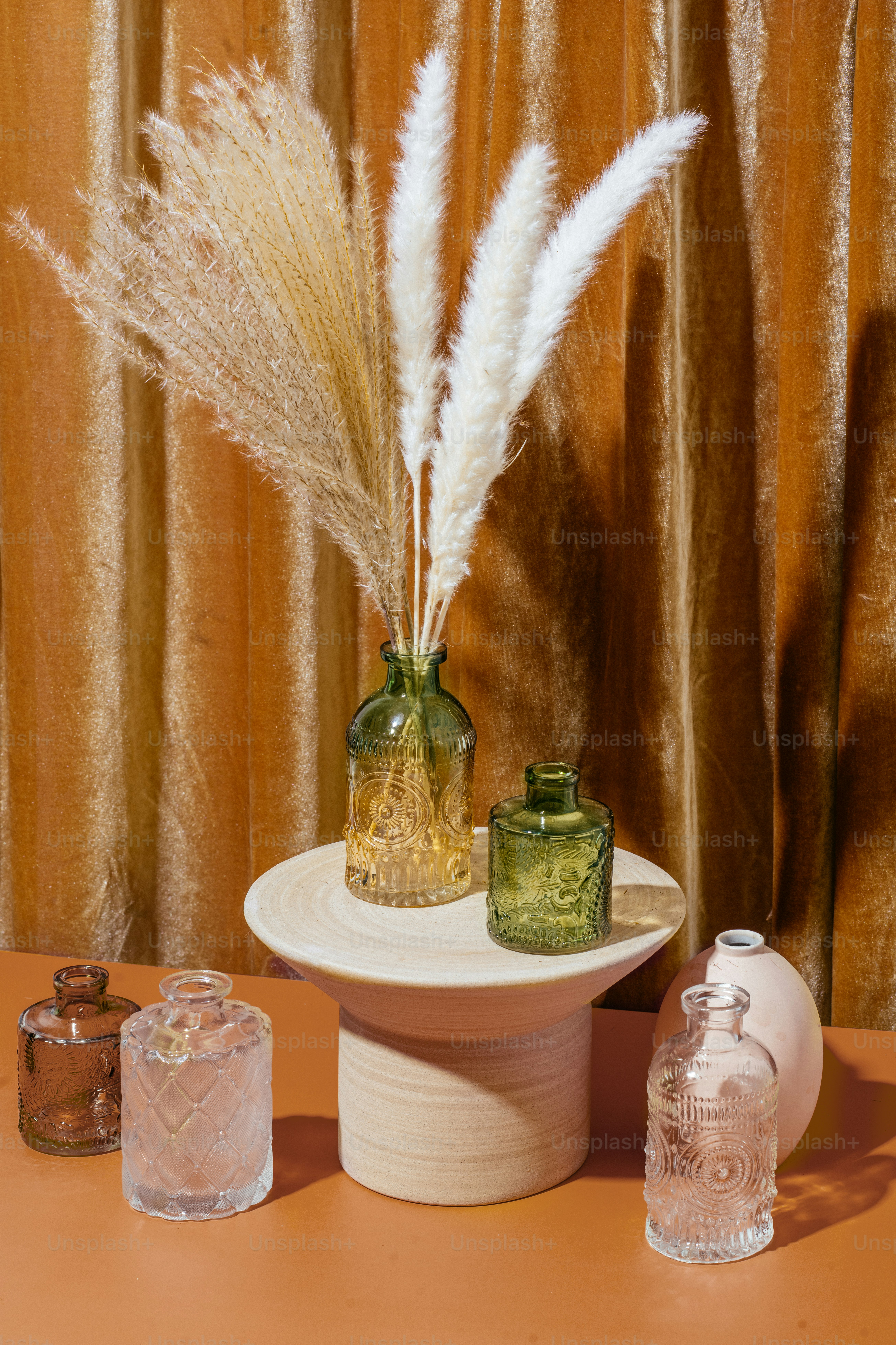 a vase with flowers in it