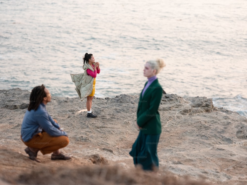 a person and a child on a beach