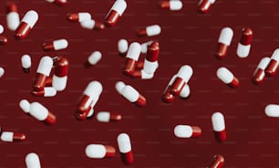 a close-up of pills