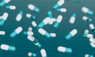 a close-up of pills