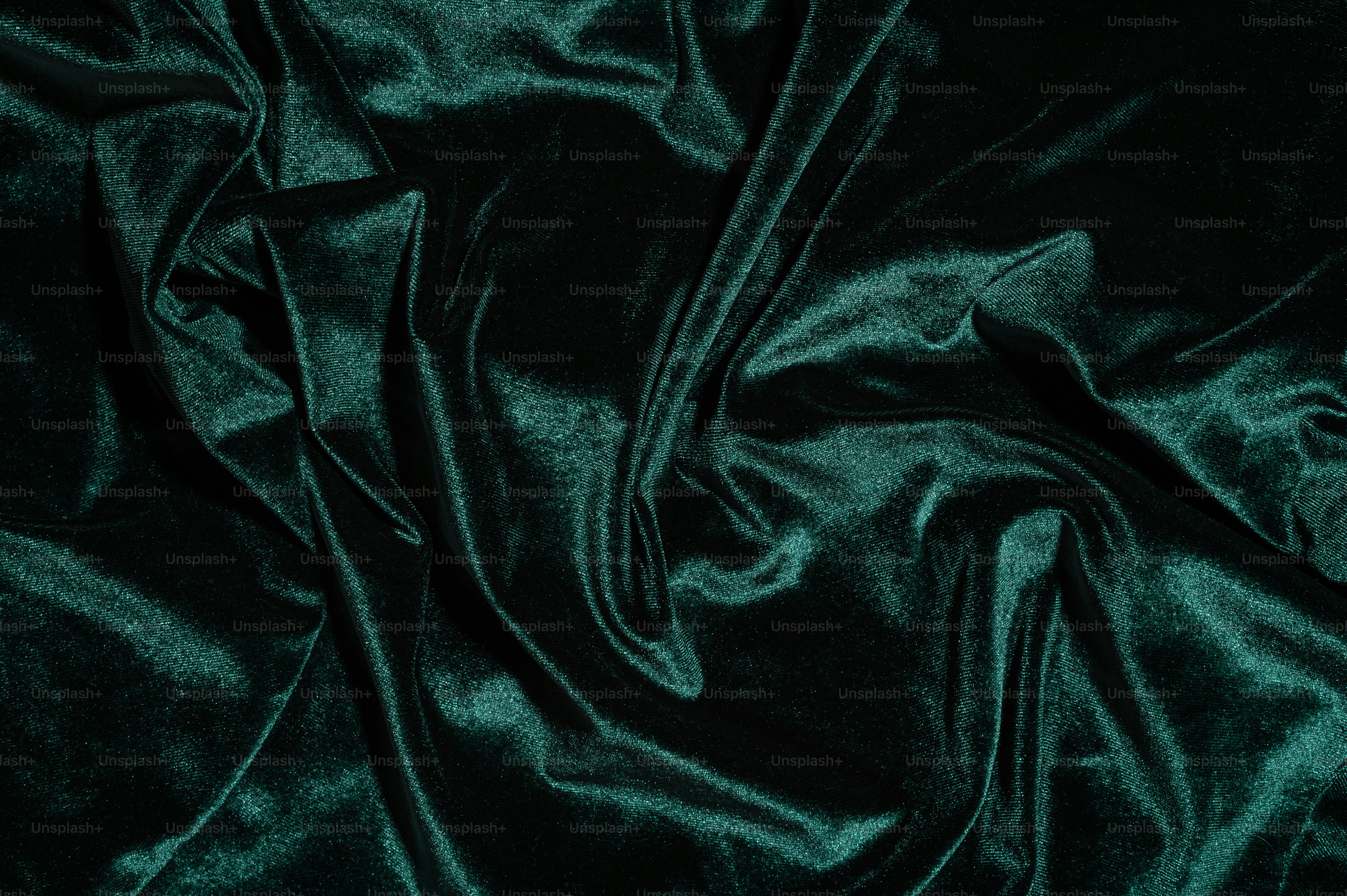 a close up of a blue fabric