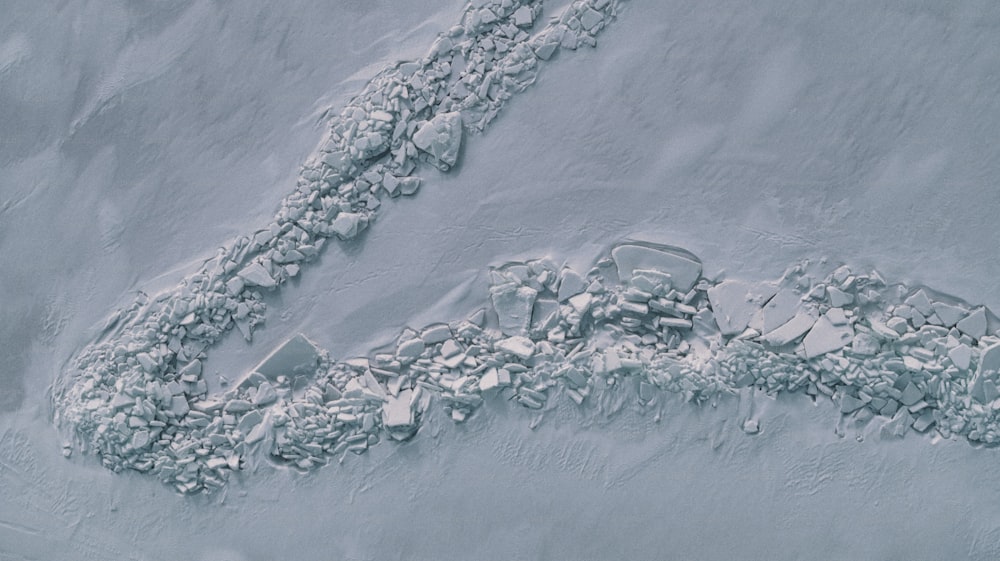 a large group of houses in a snowy area