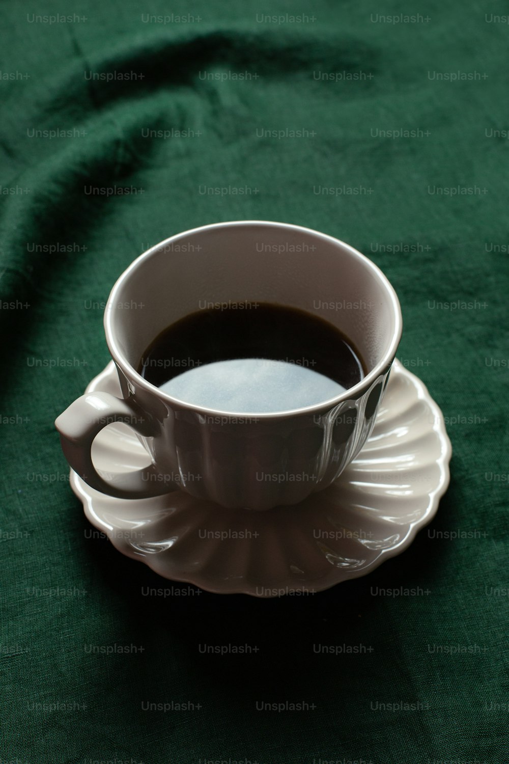 una taza de café