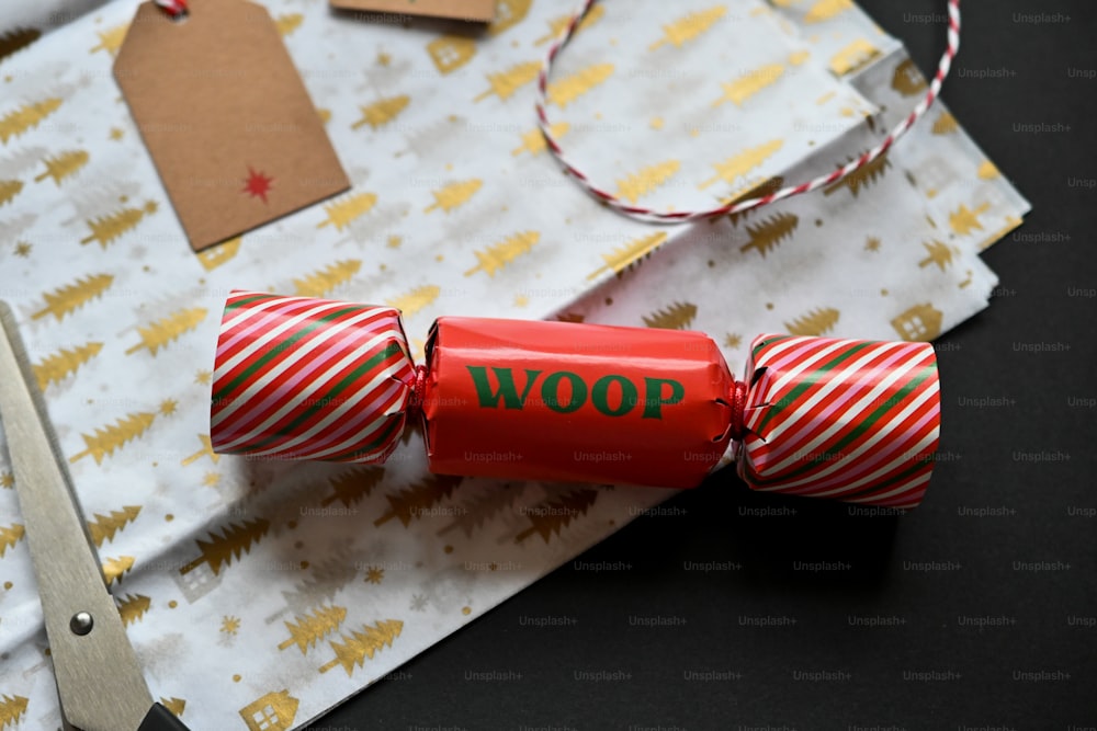 a candy bar on a table