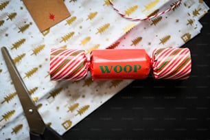 a candy bar on a table