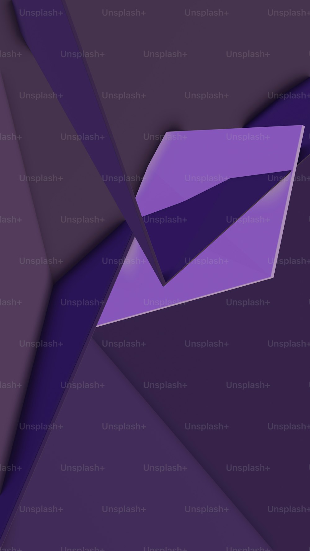 a purple and blue rectangle