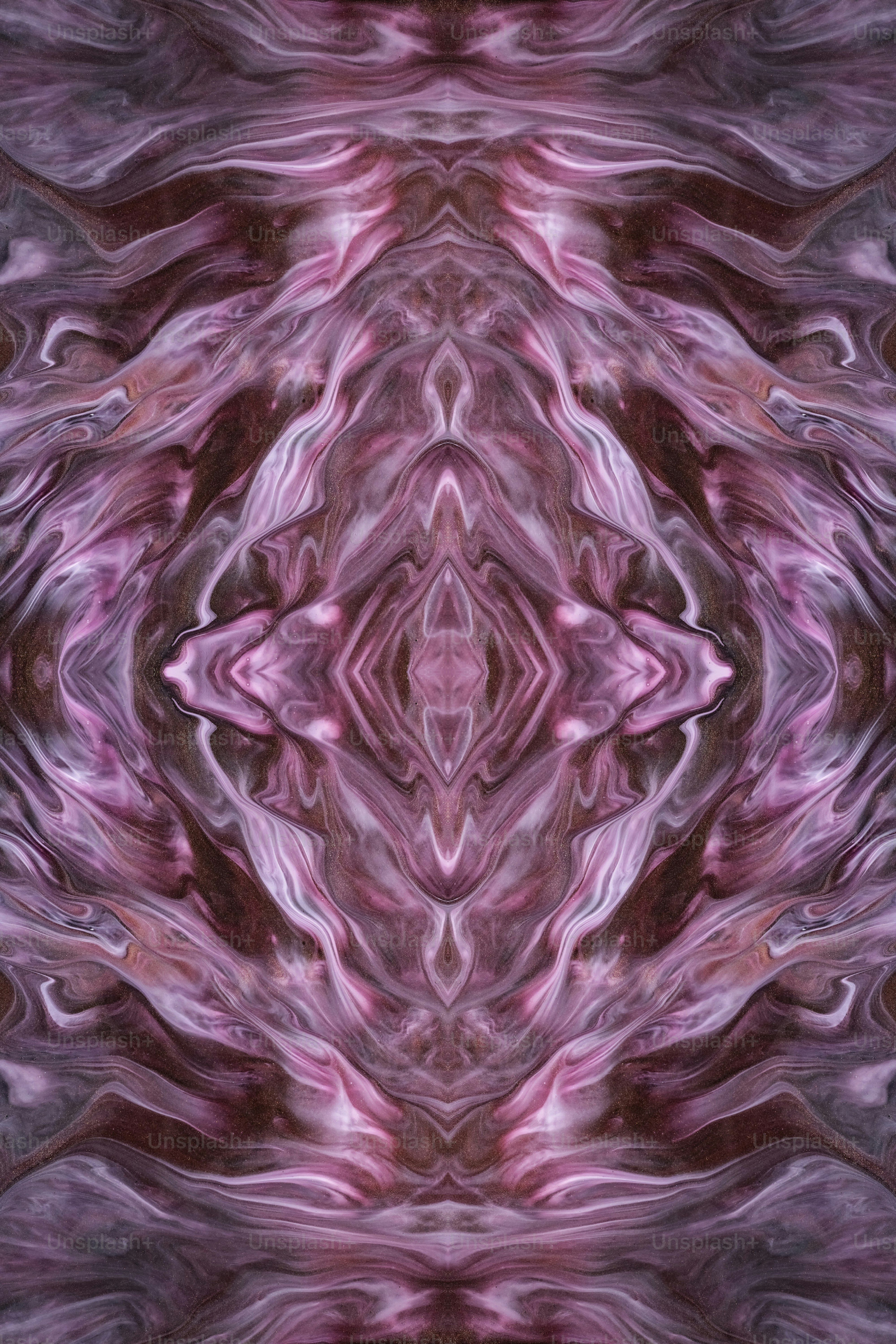 Gros plan d’une substance rouge