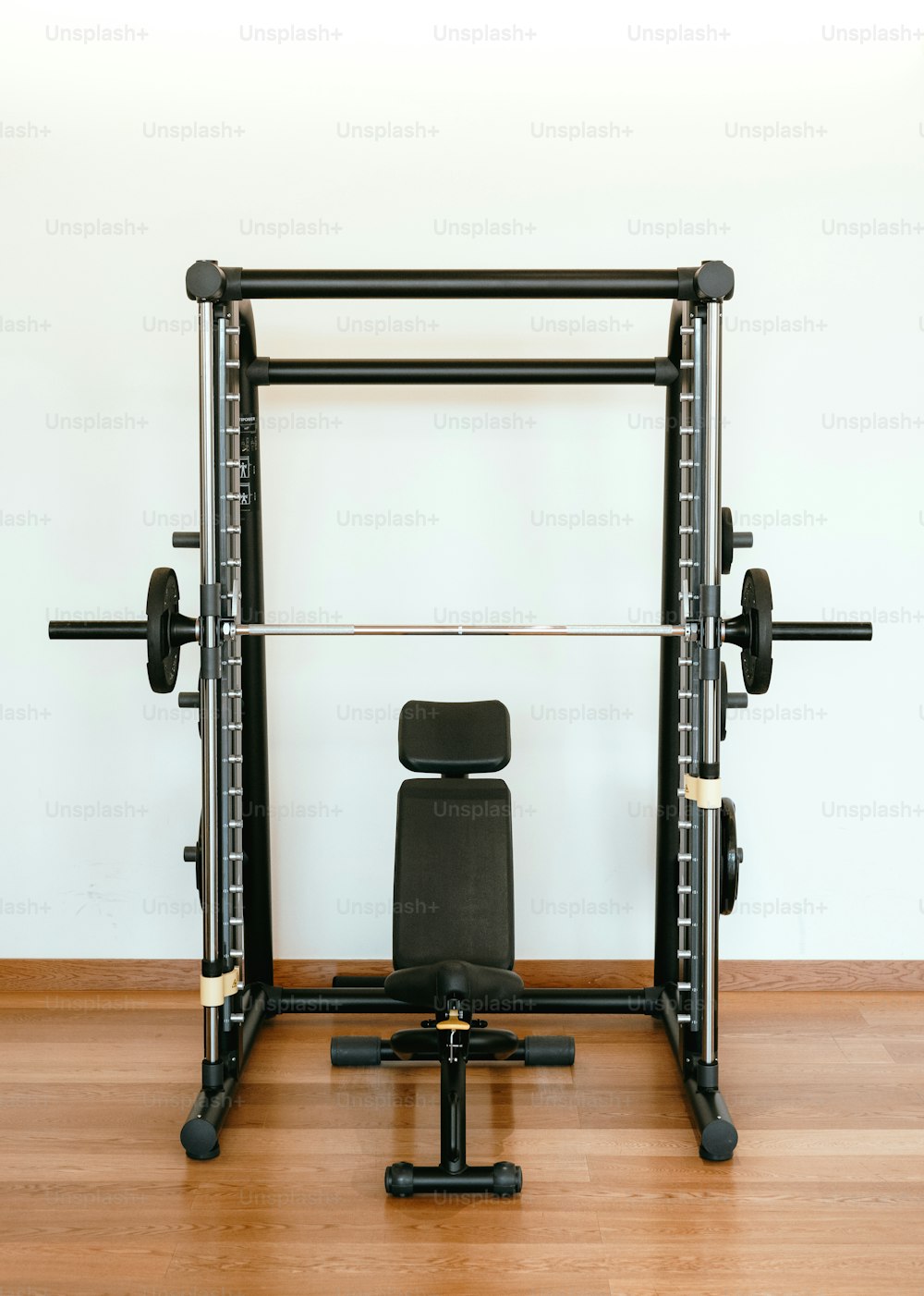 a black exercise machine