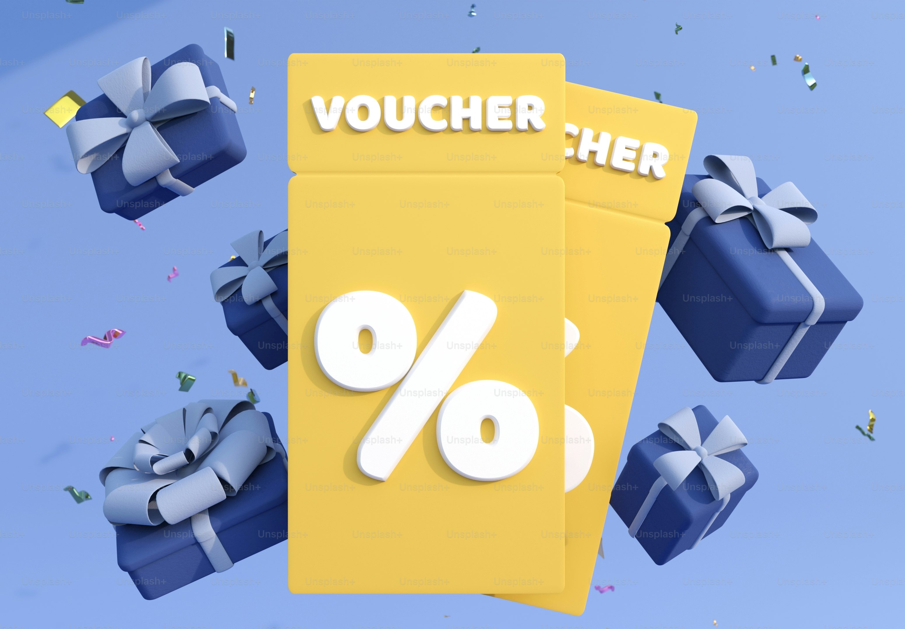 Voucher in 3D. Feel free to contact me through email mariia.shalabaieva@gmail.com. Check out my previous collections “Top Cryptocurrencies”, 