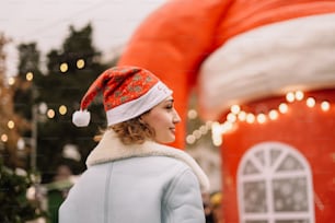 a person wearing a hat