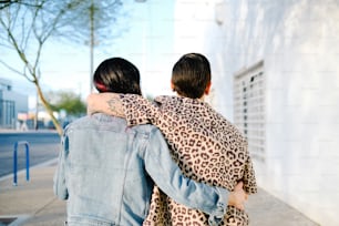 a man and woman kissing