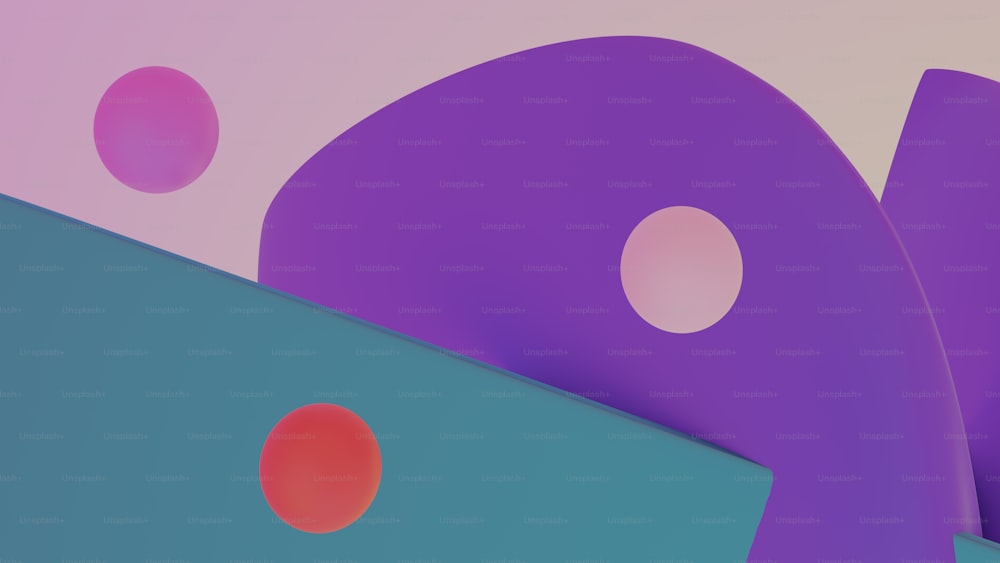 ein violetter und blauer abstrakter Hintergrund mit Kreisen