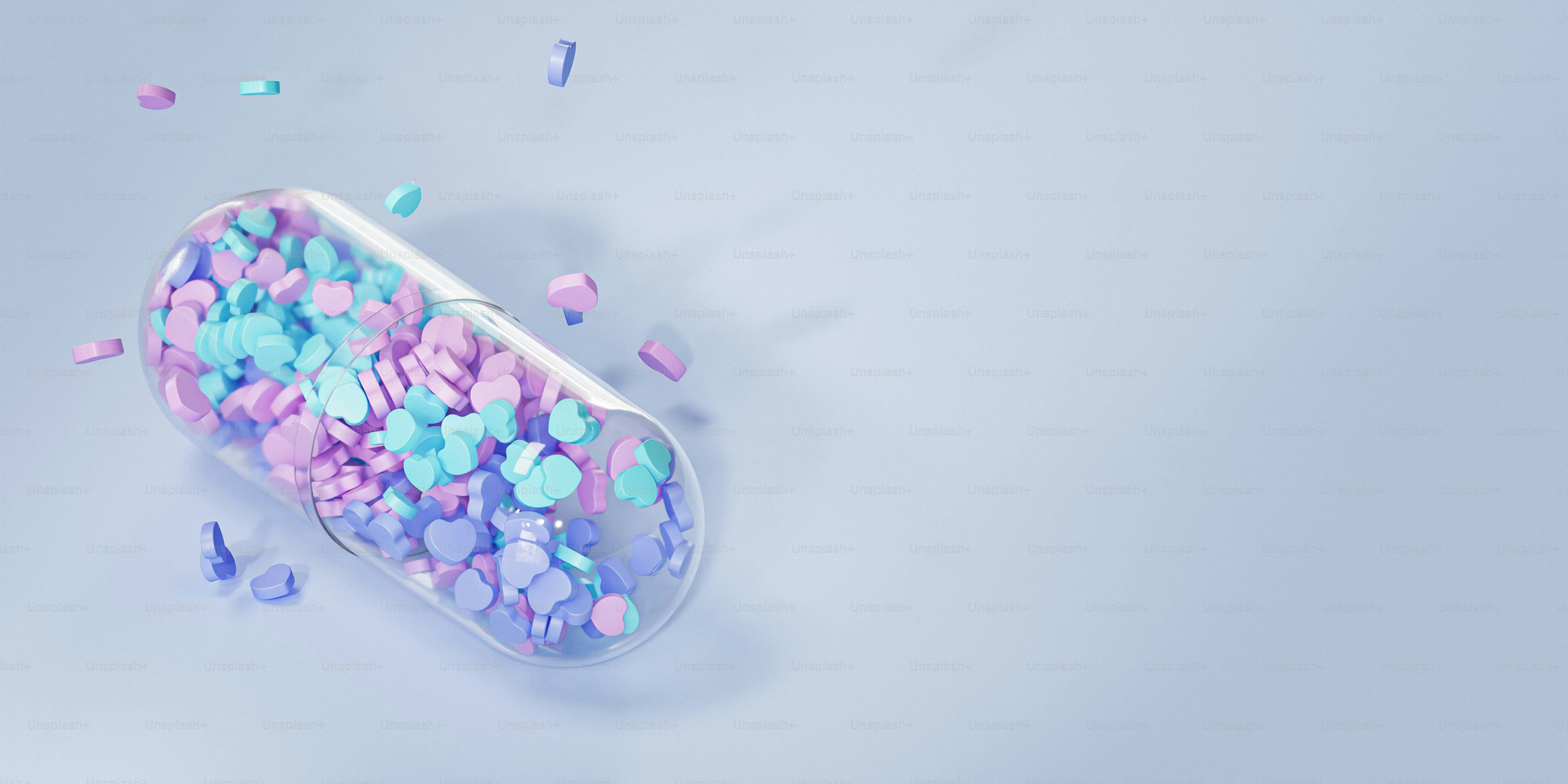 a group of colorful objects