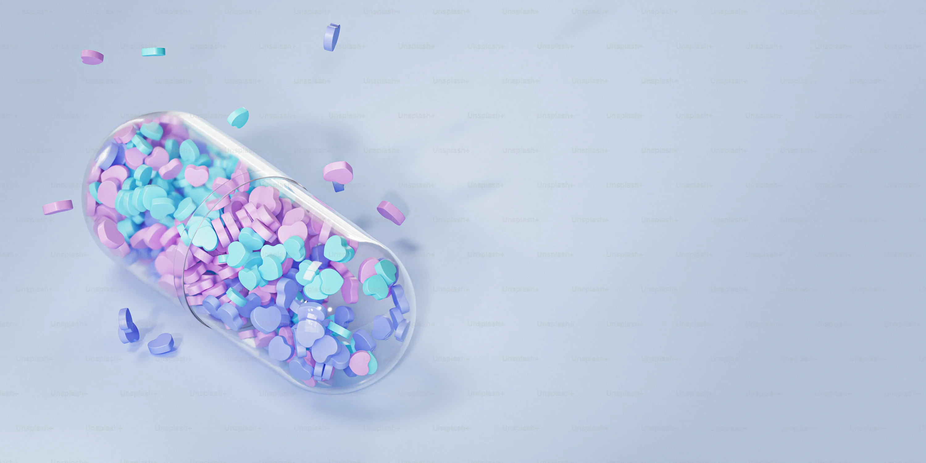 a group of colorful objects