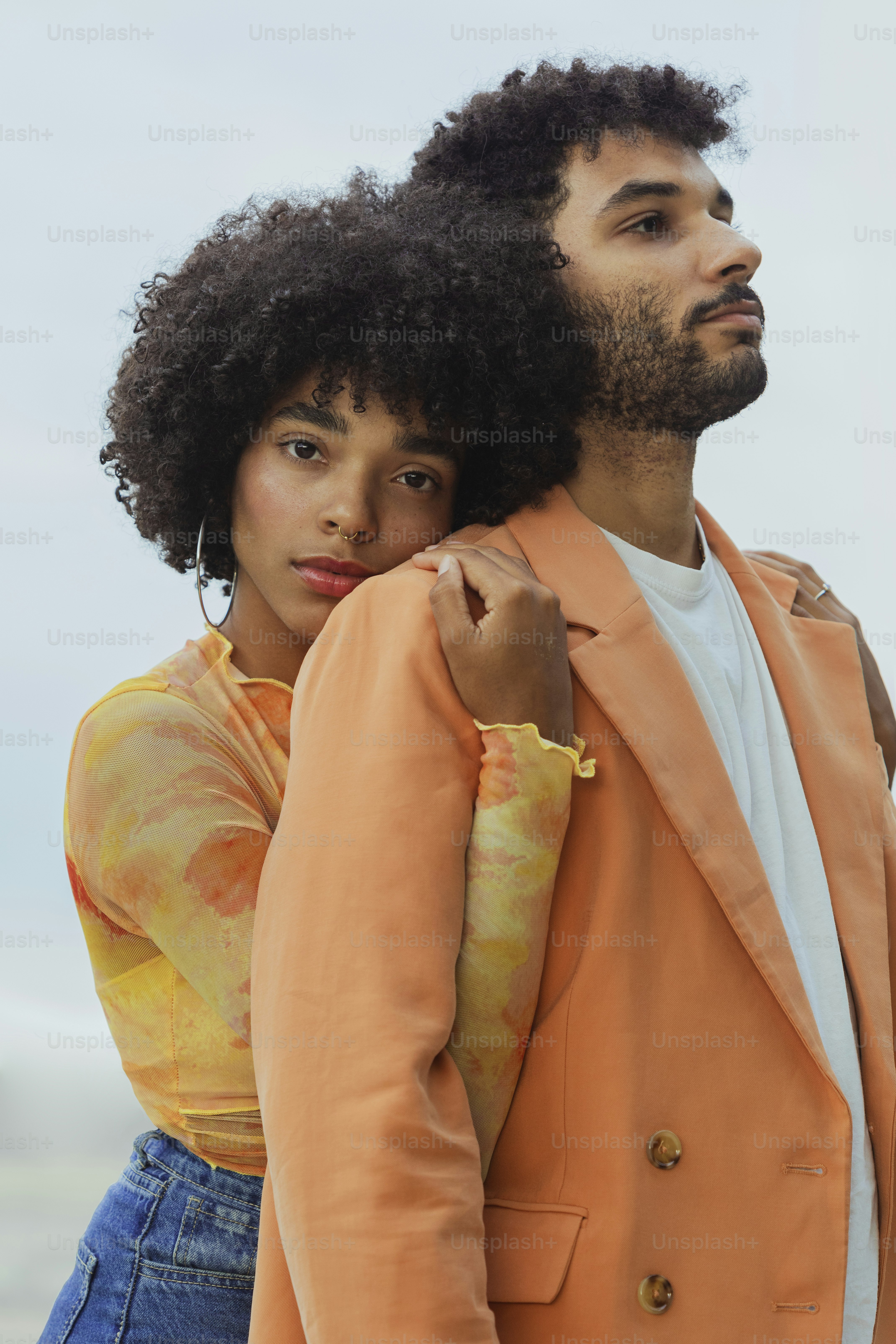 a man and a woman posing for a photo