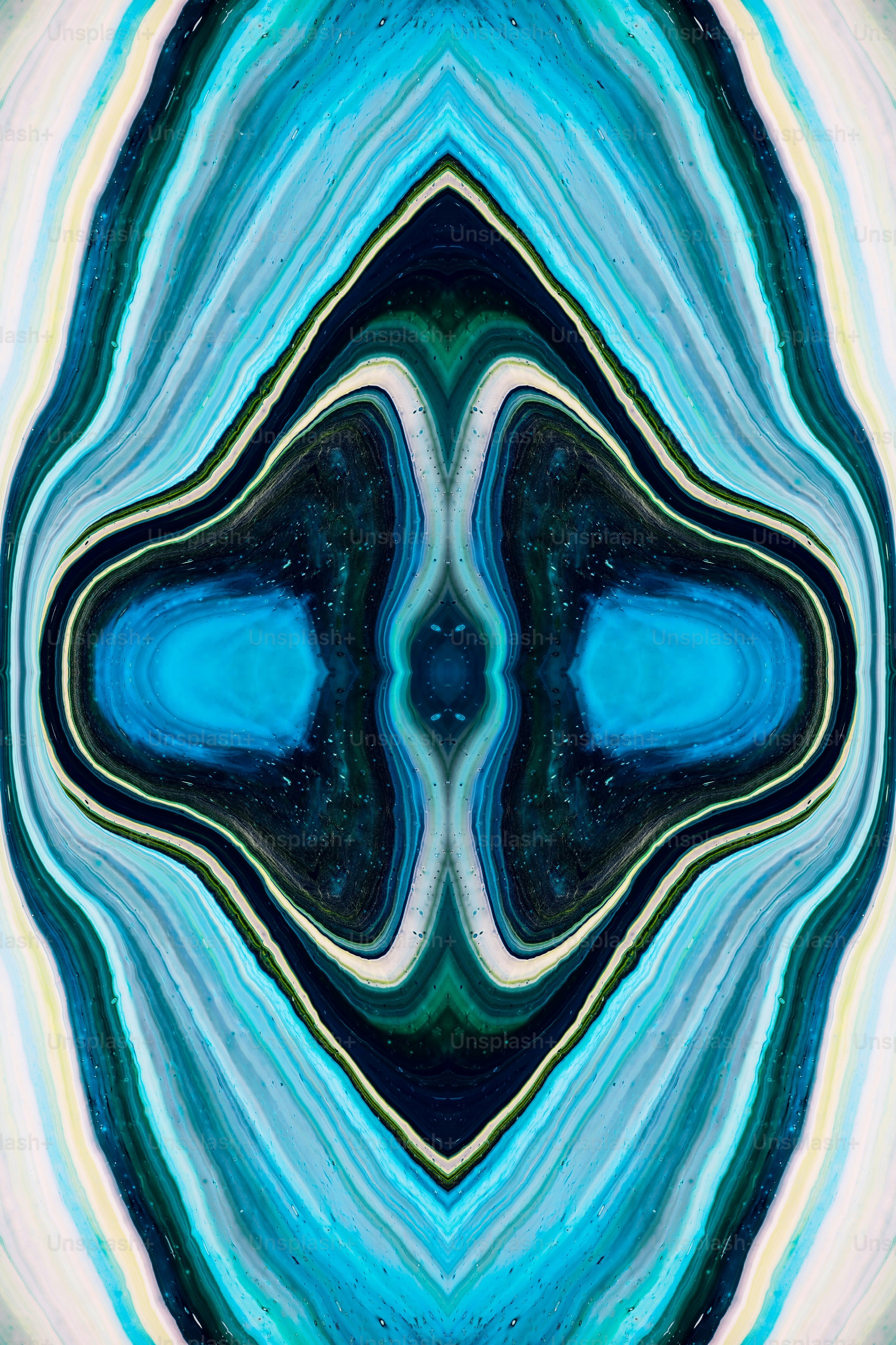 an abstract image of a blue and white pattern