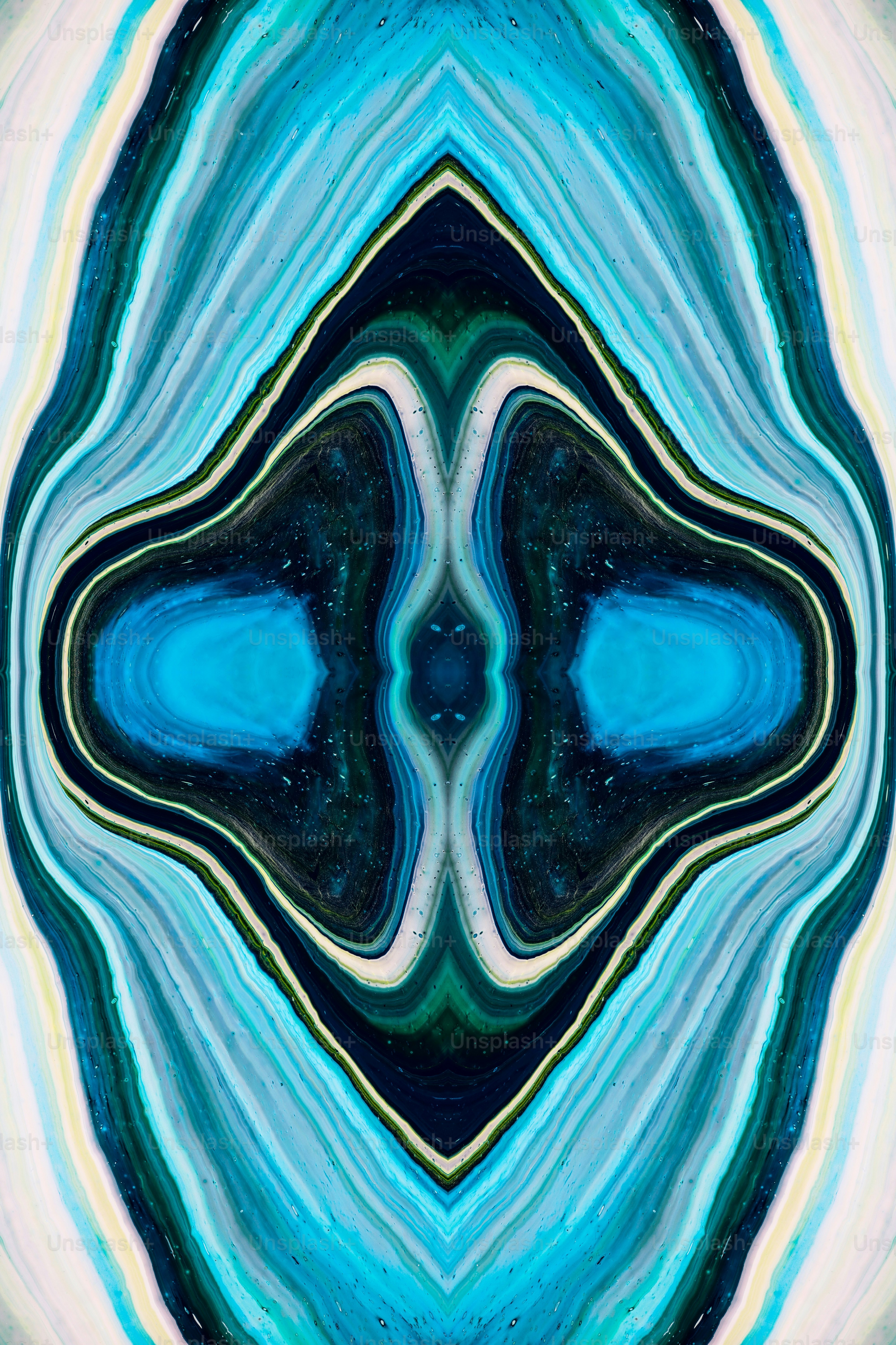 an abstract image of a blue and white pattern