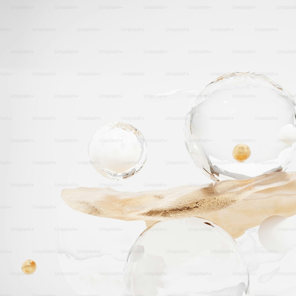 a piece of wood and glass on a white surface