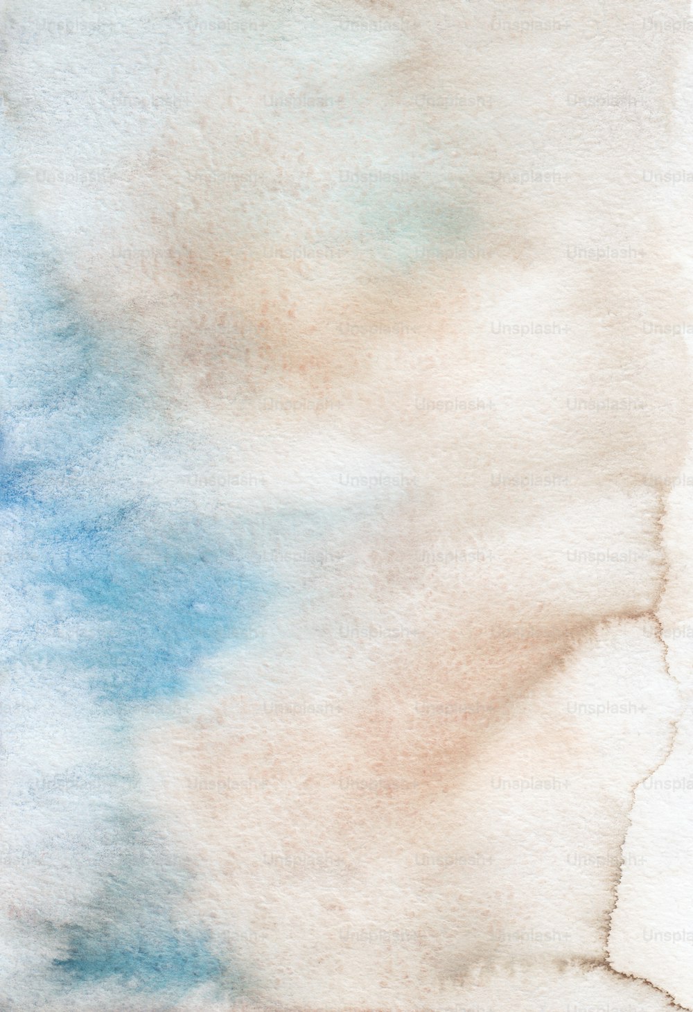 a watercolor painting of a sky with clouds
