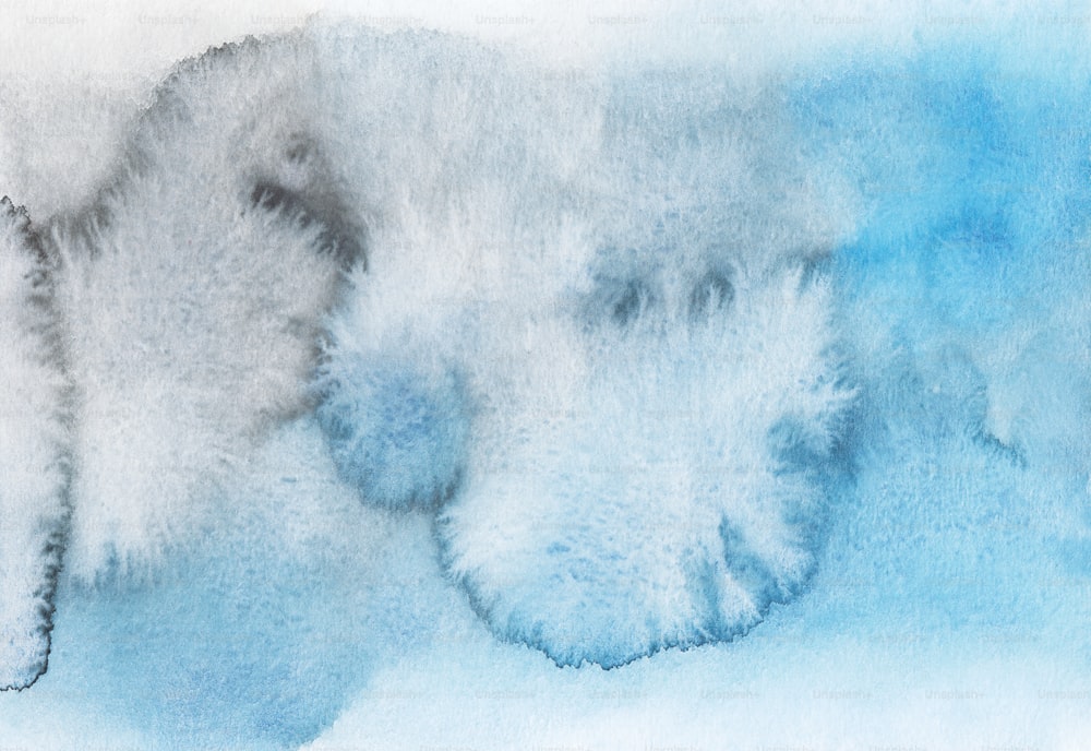 Un dipinto ad acquerello della pelliccia di un orso polare
