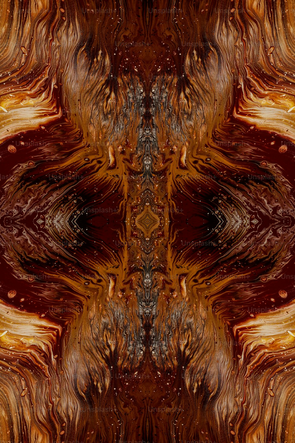 an abstract image of a brown and orange pattern