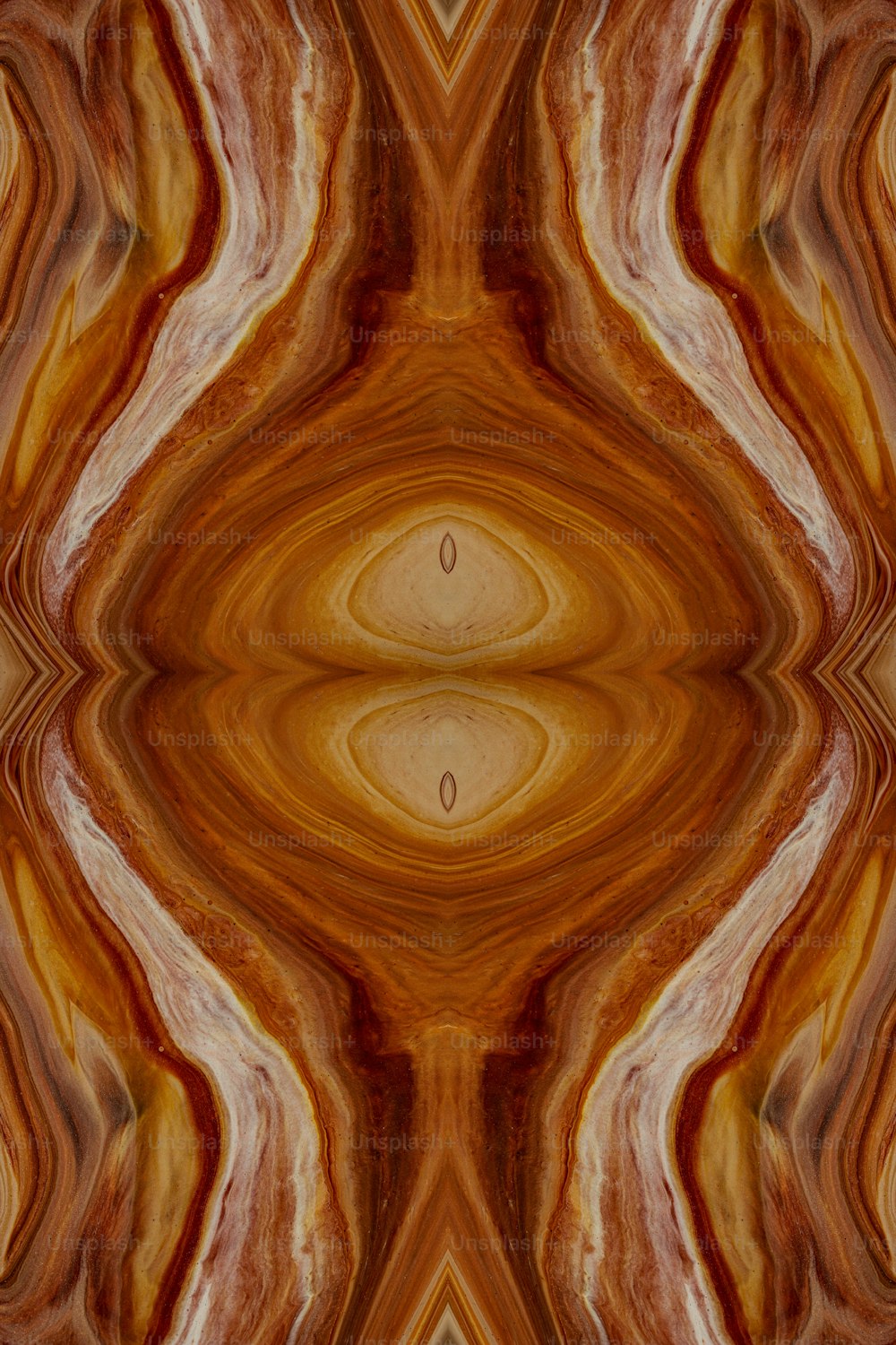 an abstract image of an orange and brown pattern