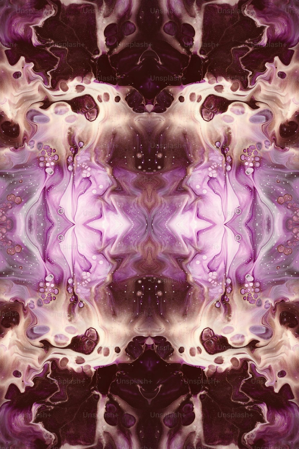 a purple and black abstract design with a white background