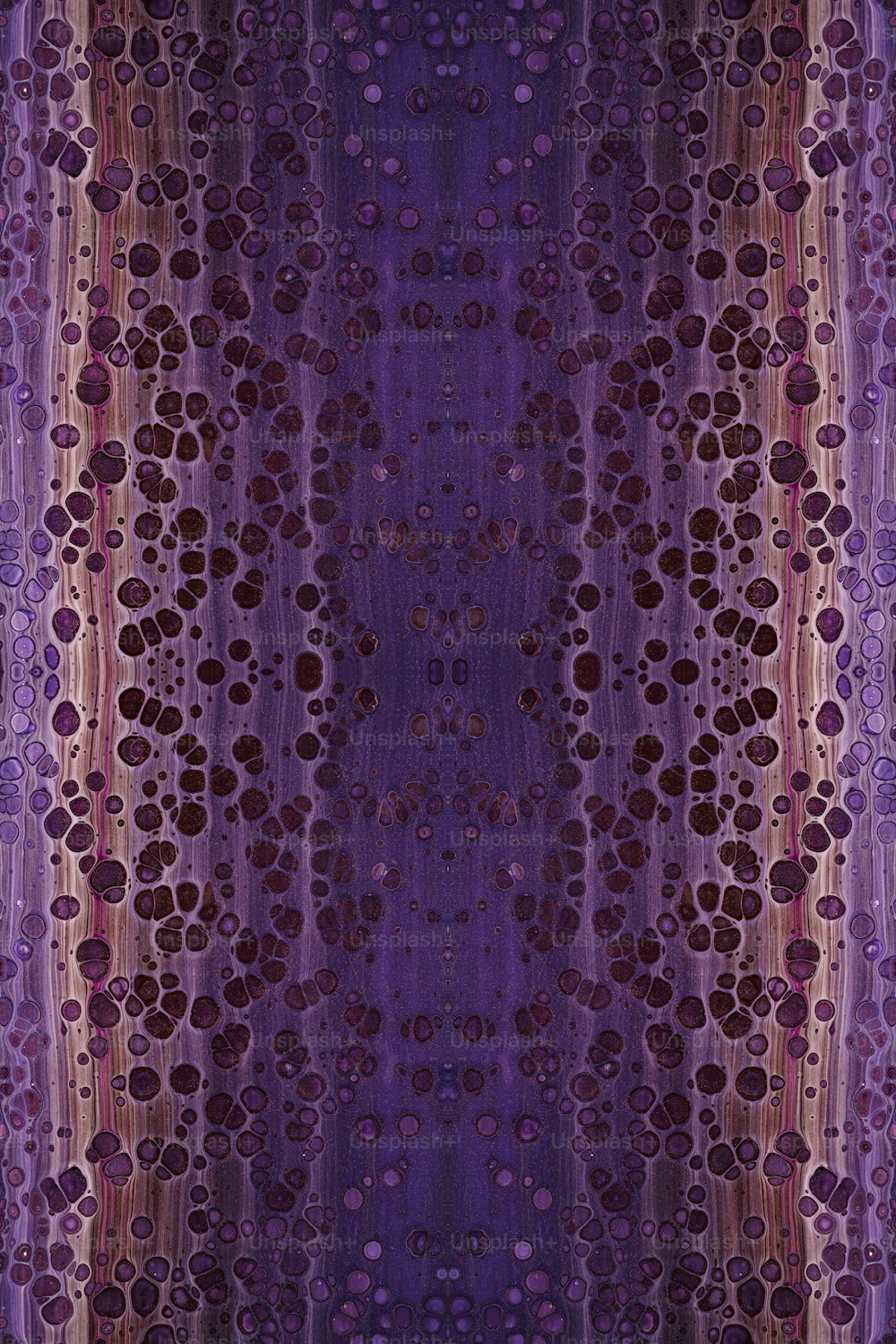 a purple background with circles and lines