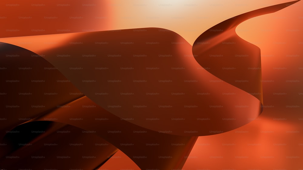 a close up of a red object with a blurry background