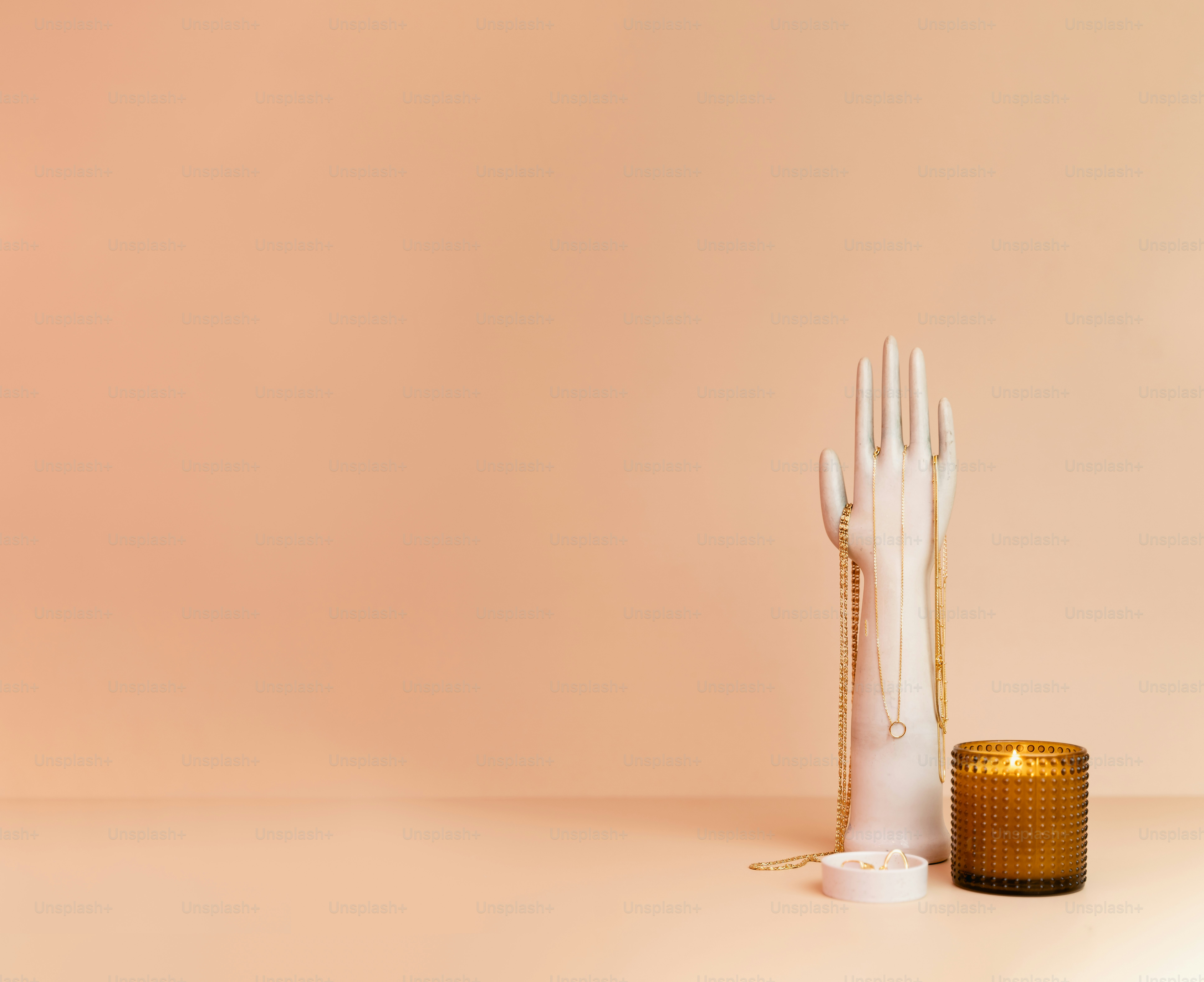 a fork and a candle on a table