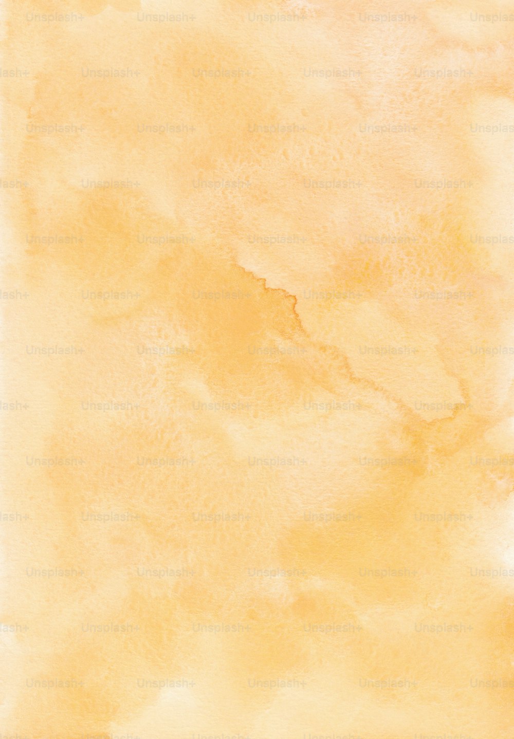 黄色の背景の水彩画