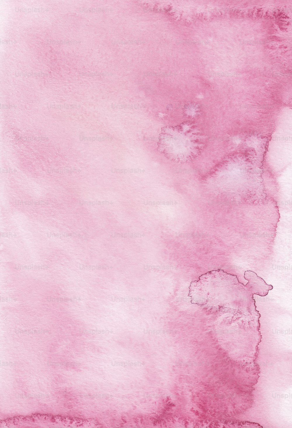 ein Aquarell mit rosa-weißem Hintergrund