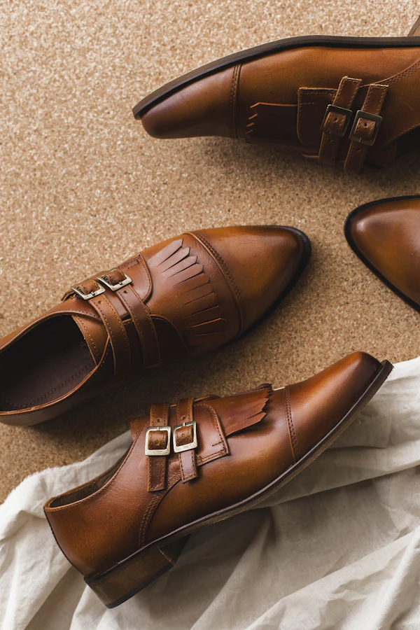 Leather dress shoe