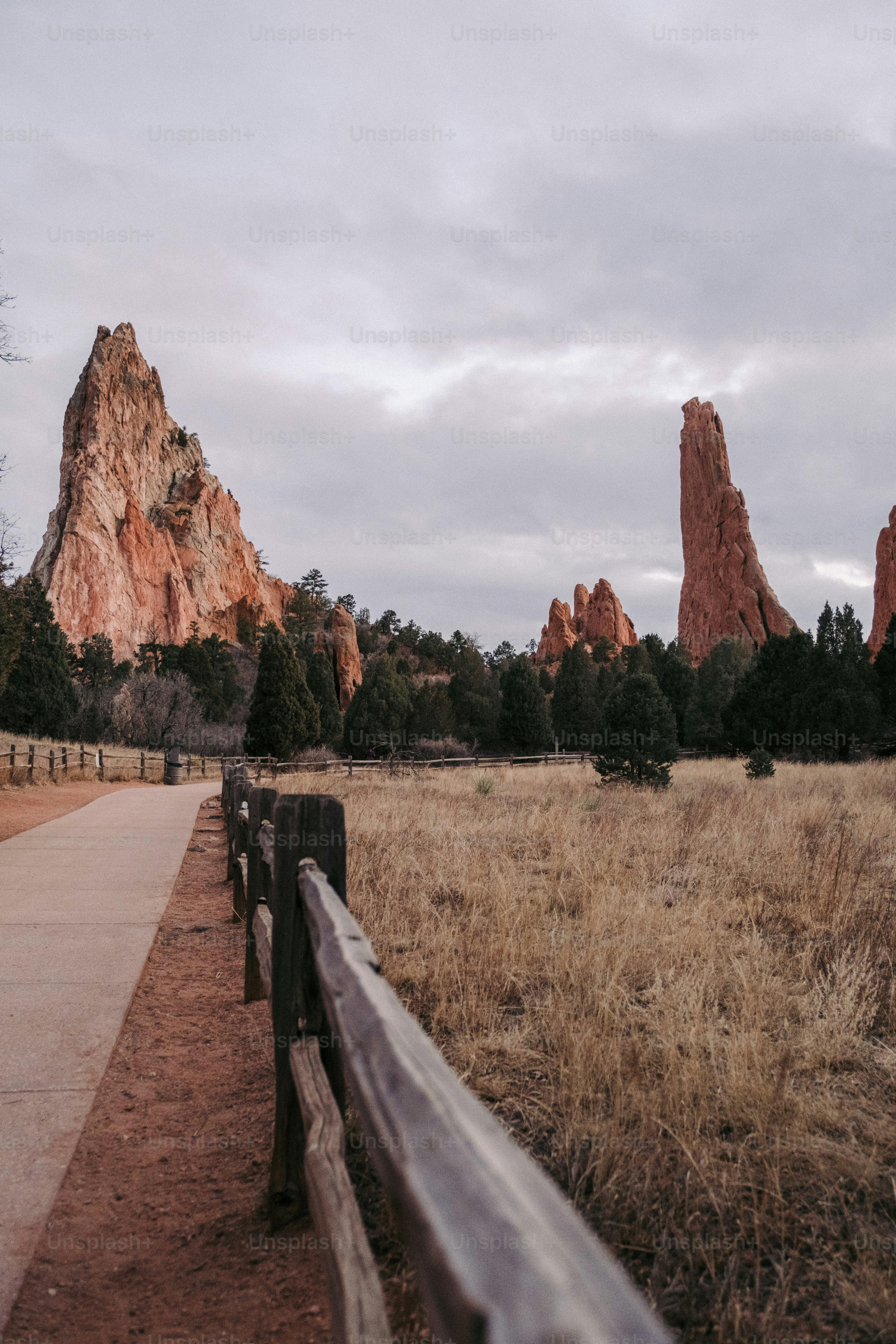 eine Holzbank am Straßenrand