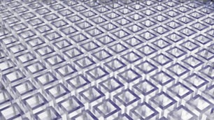 um padrão muito grande de quadrados brancos em uma superfície branca