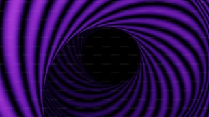 黒と紫のトンネルと黒の中心