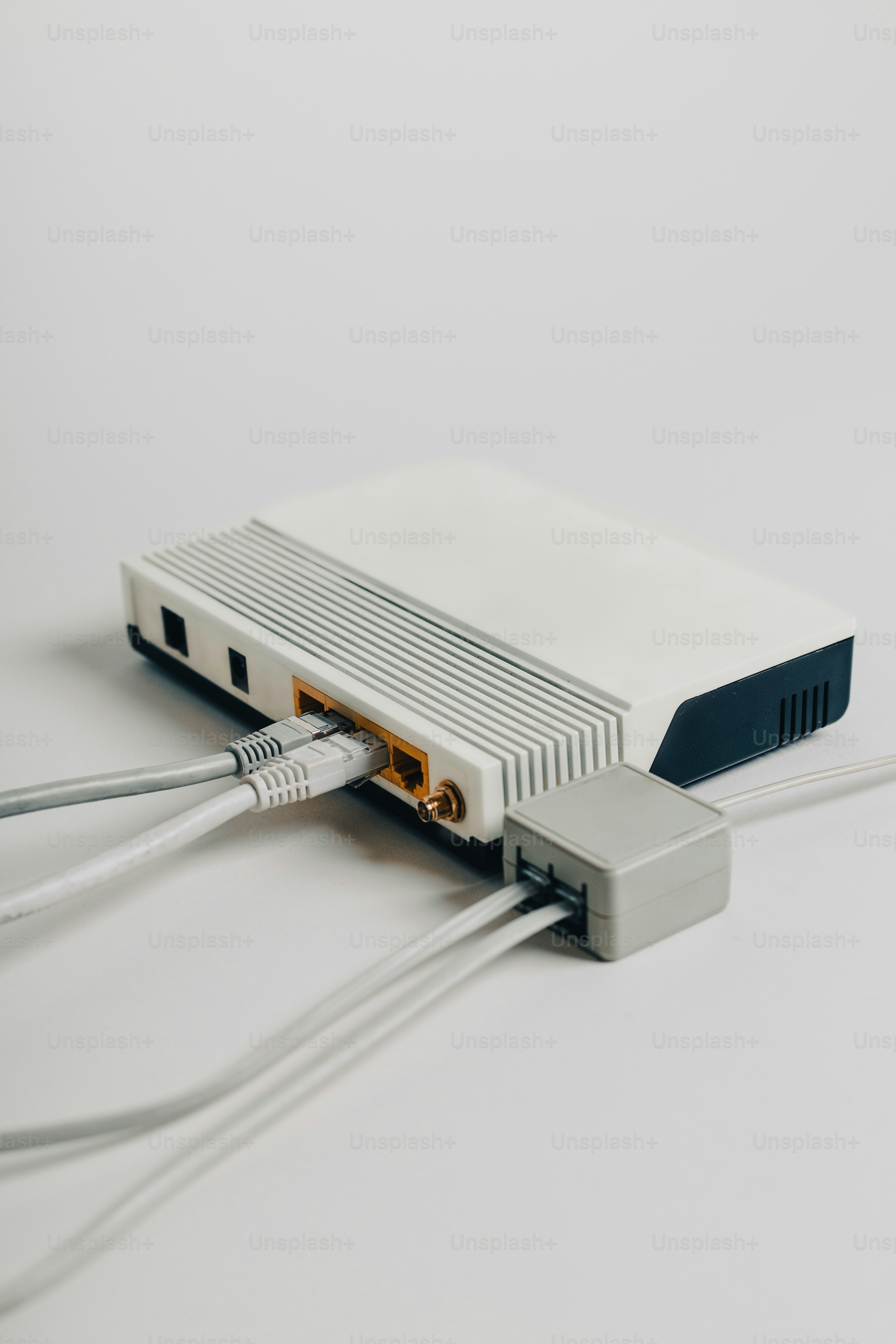 a close up of a device connected to wires