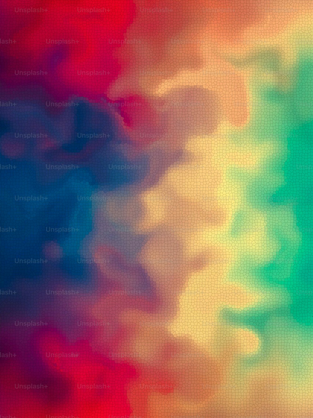 Ein verschwommenes Bild eines regenbogenfarbenen Hintergrunds