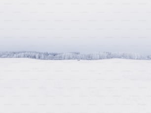 eine Person, die auf einer verschneiten Oberfläche Ski fährt
