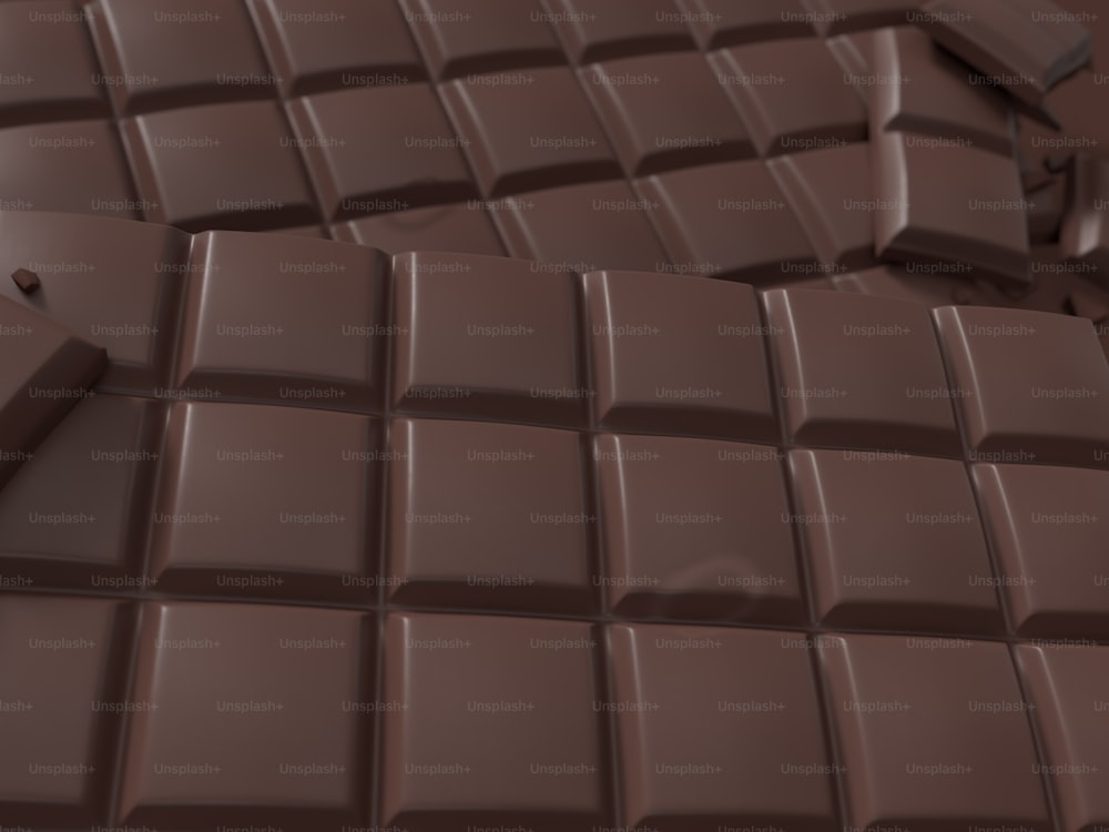 um close up de uma barra de chocolate com uma mordida tirada dela