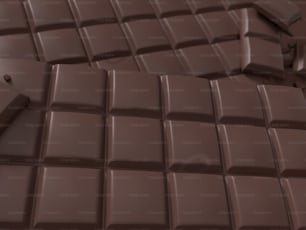 a close up of a chocolate bar with a bite taken out of it