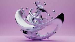 a purple and white object with lots of bubbles