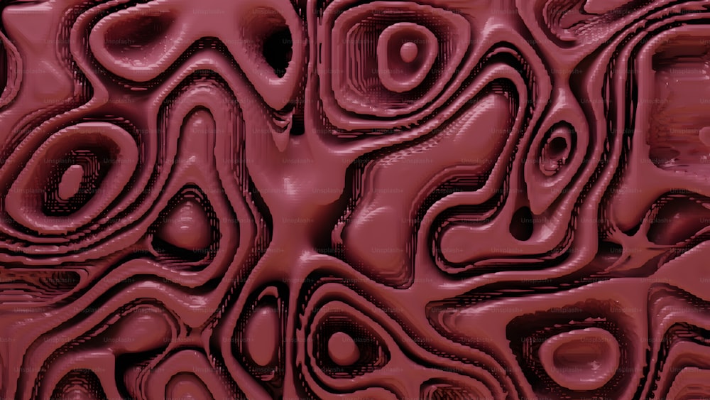 um close up de uma parede vermelha com um padrão sobre ele