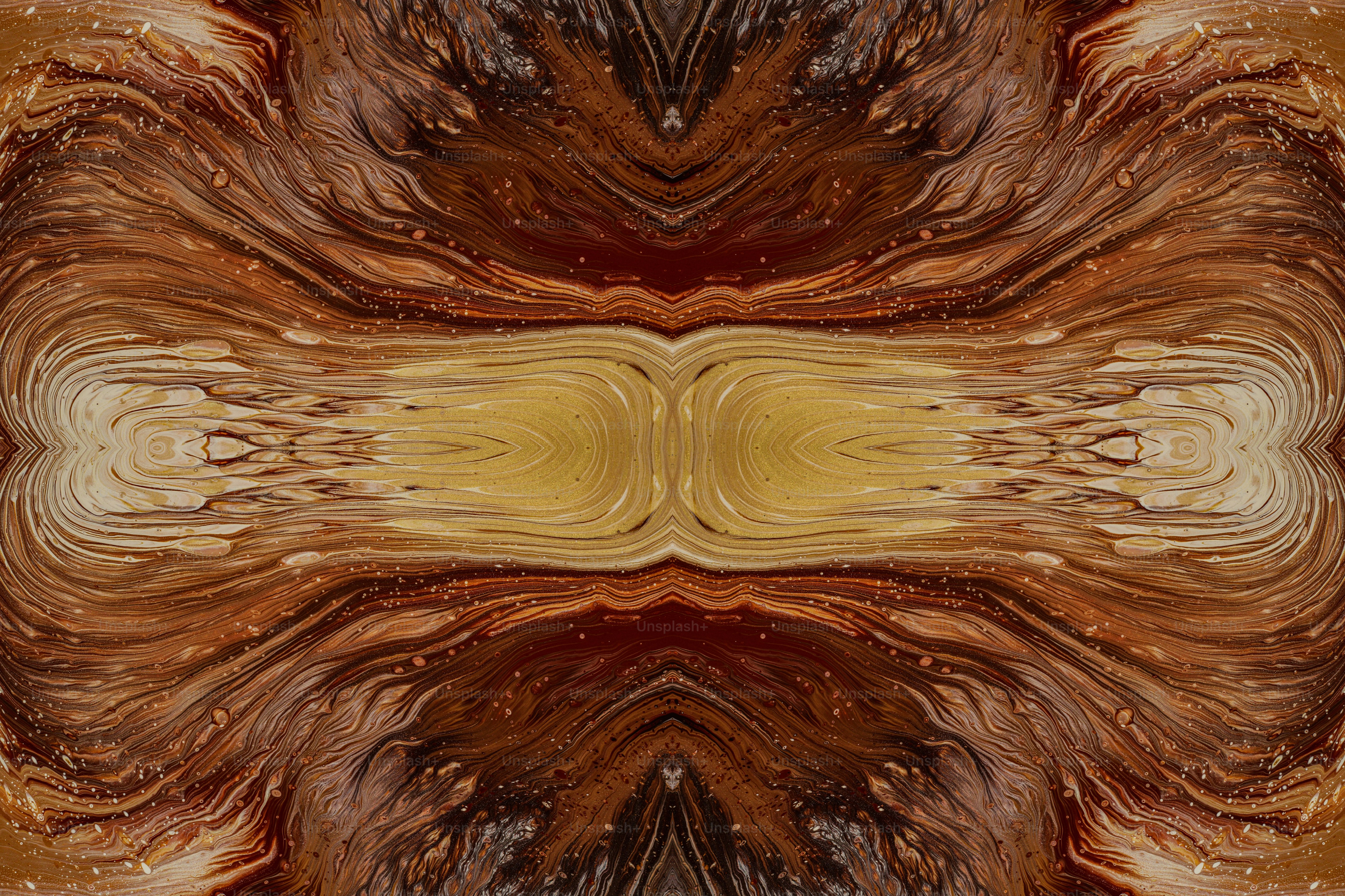 an abstract image of a brown and yellow pattern