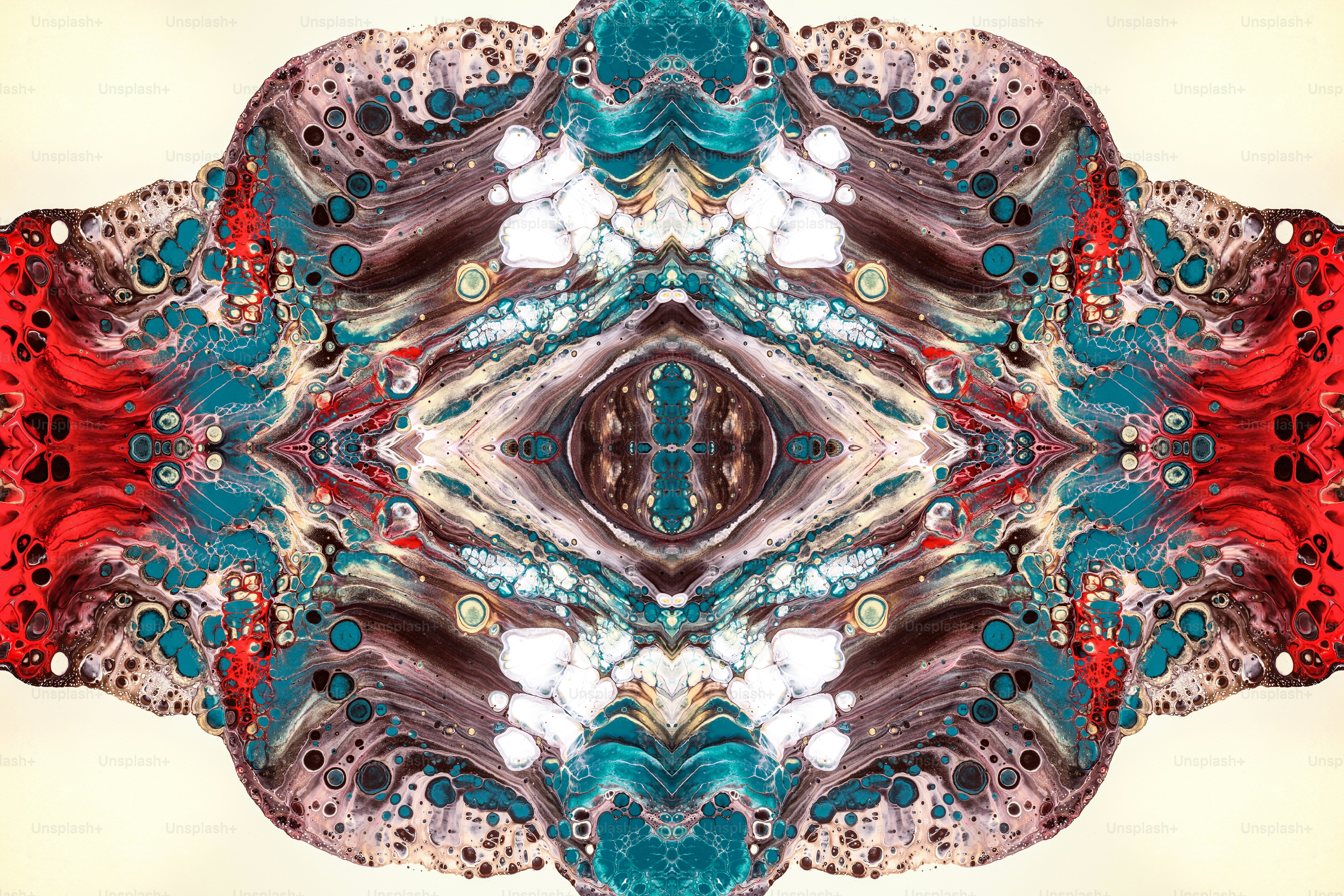 a picture of a red, white, and blue pattern