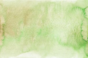 緑と黄色の背景の水彩画