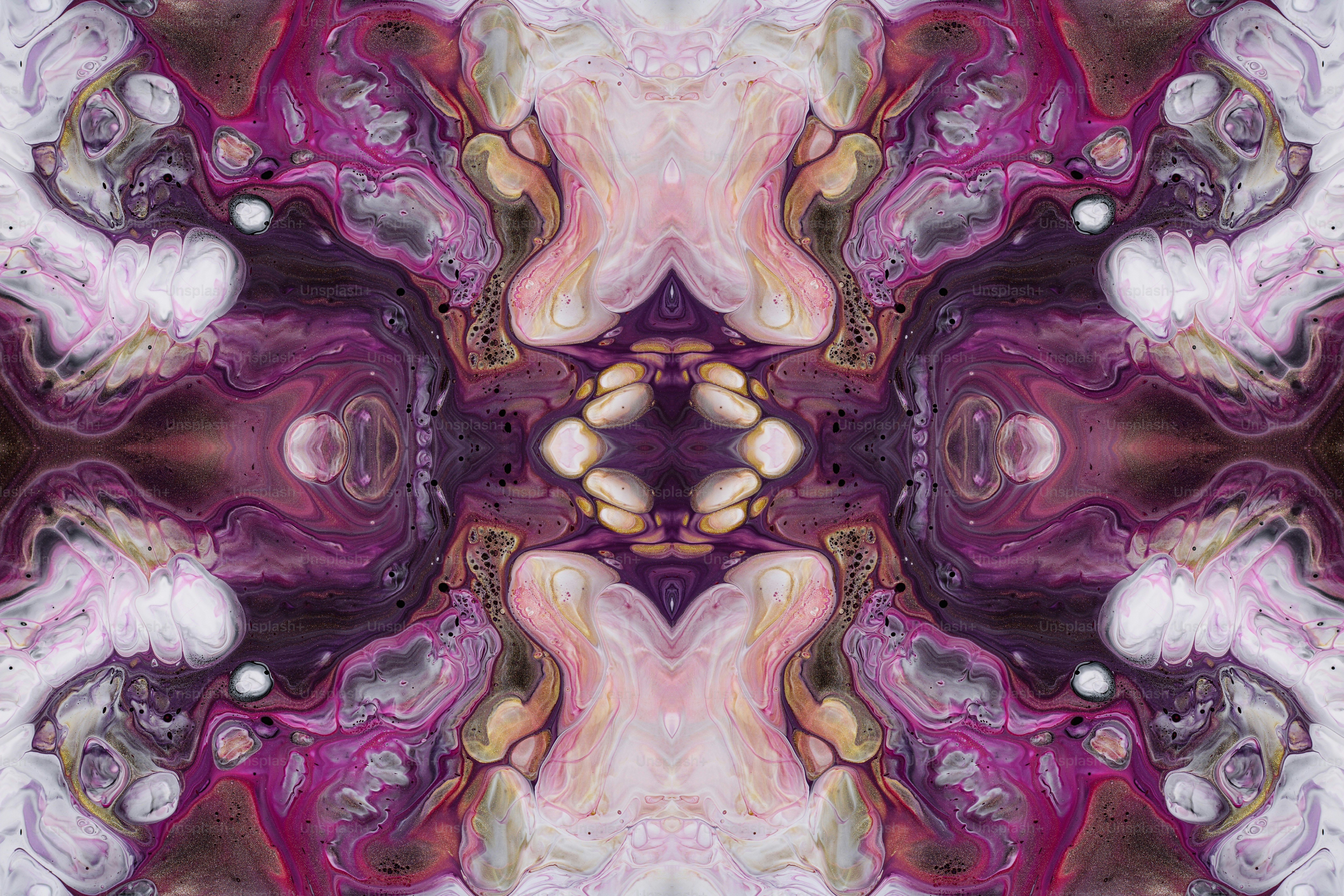 An abstract painting with a purple and white design photo – Texture ...