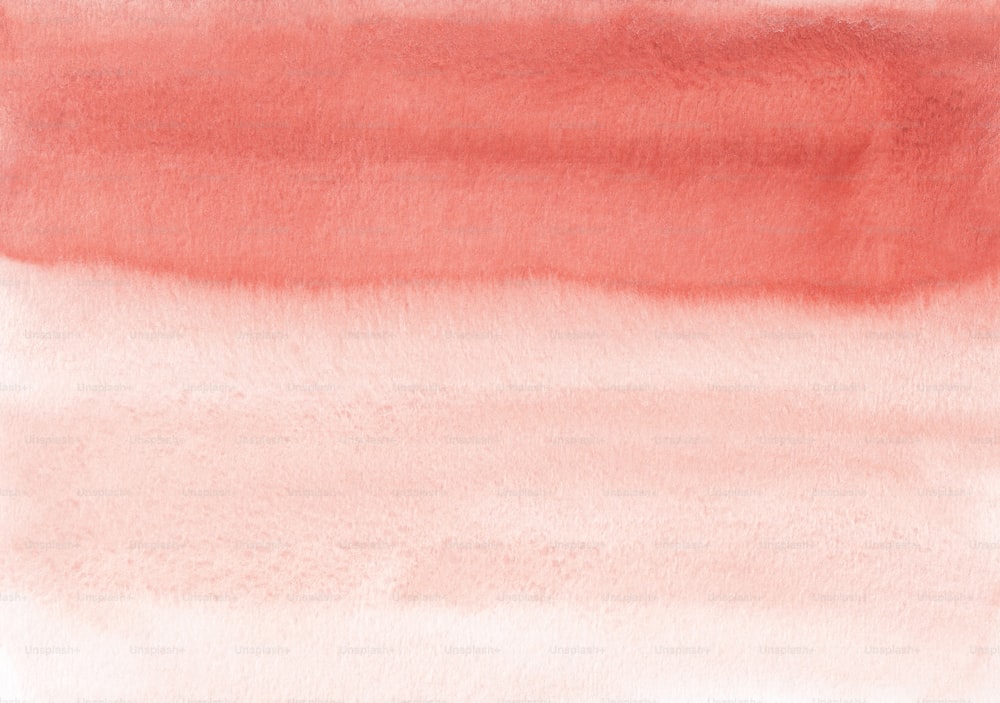 a watercolor painting of a red and white sky