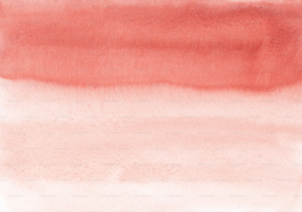 Un dipinto ad acquerello di un cielo rosso e bianco
